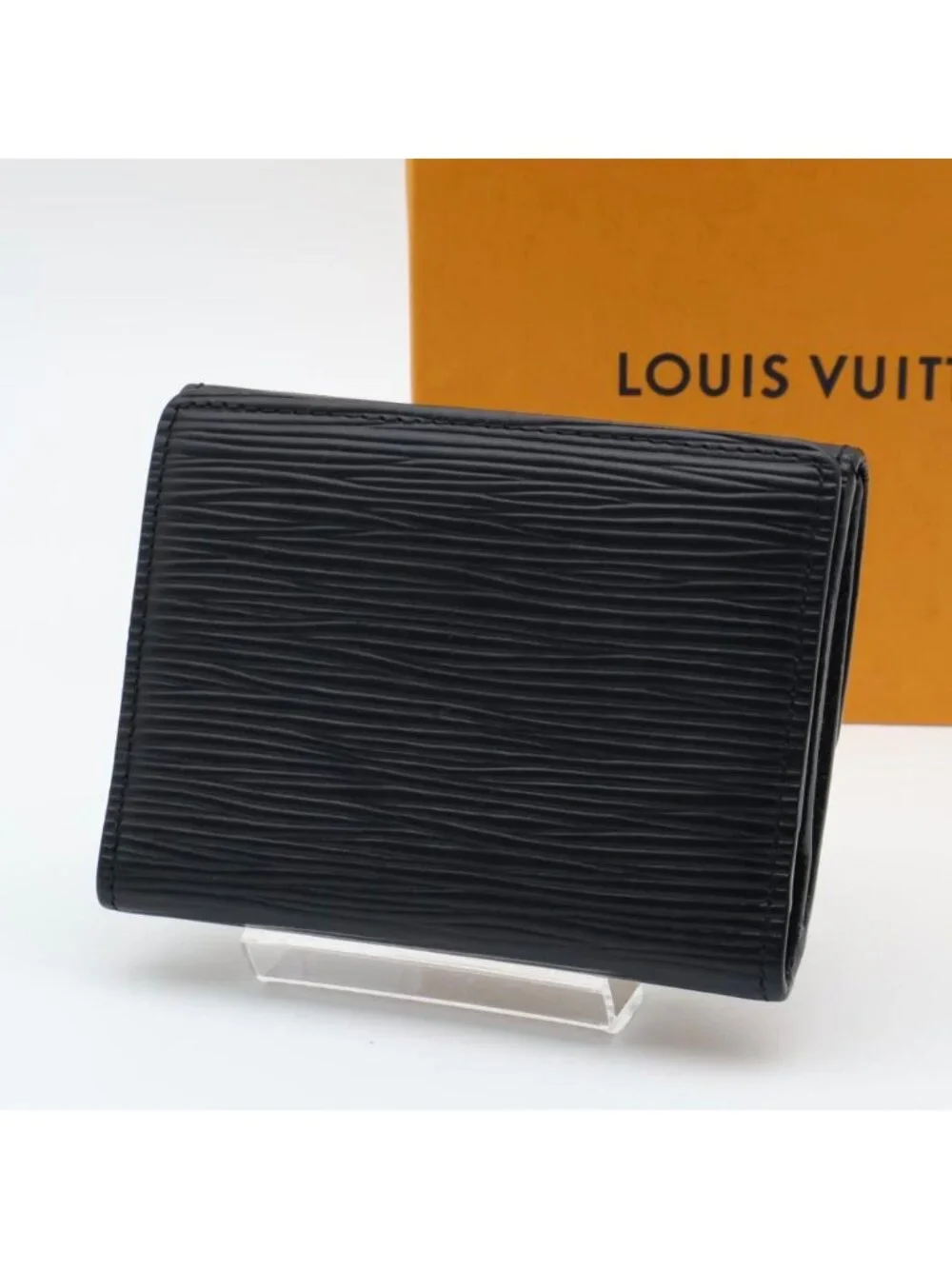 Louis Vuitton Ludlow Epi Black Mini Wallet Coin Case